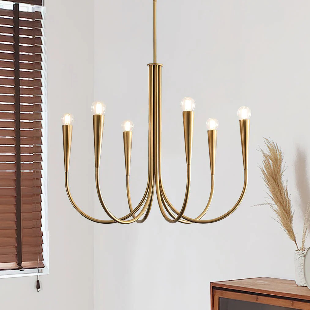 Swoop Arm Chandelier - Yiarolight