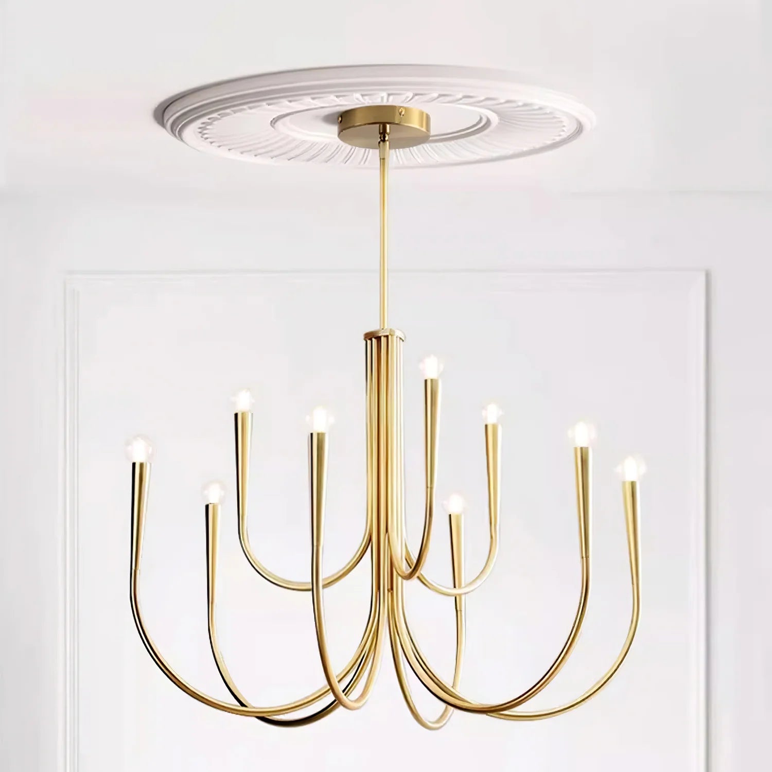 Swoop Arm Chandelier - Yiarolight