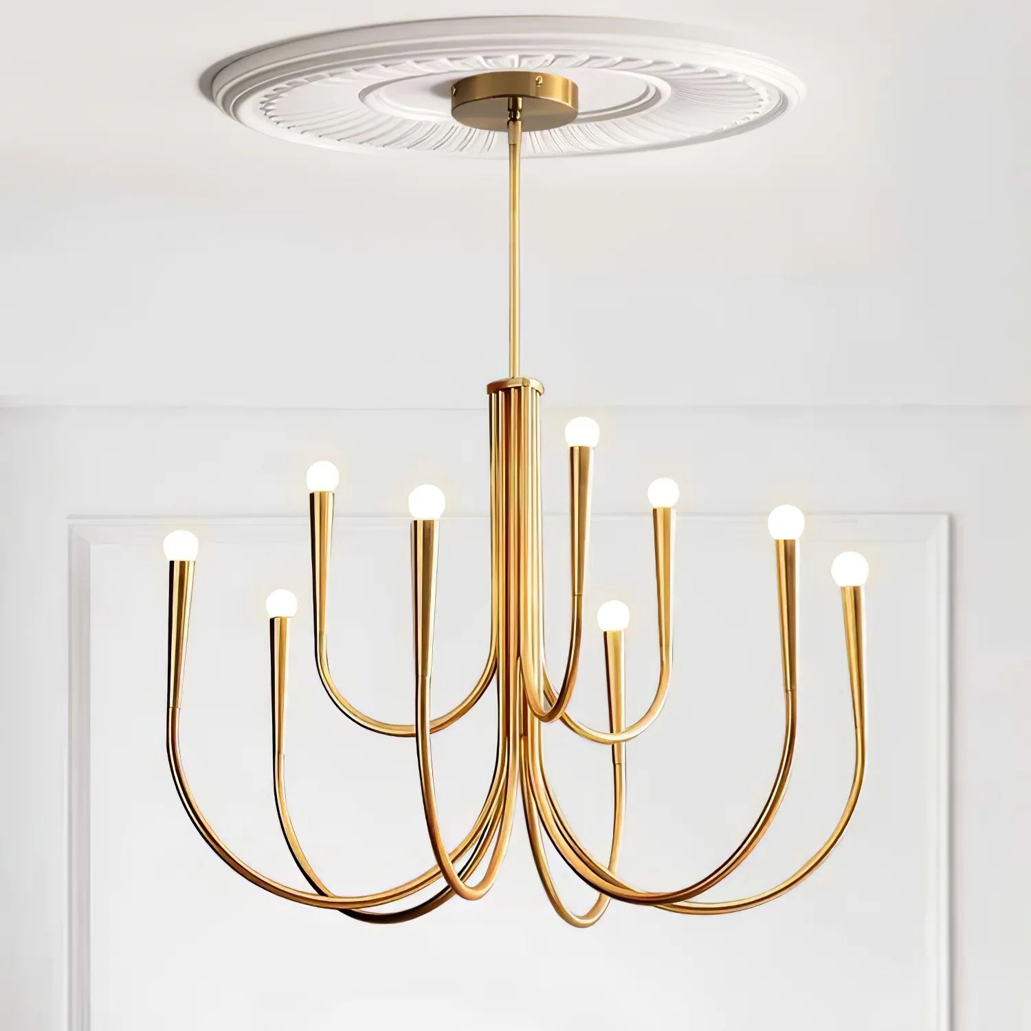 Swoop Arm Chandelier - Yiarolight