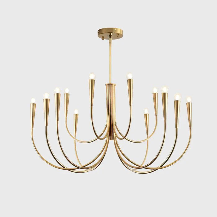 Swoop Arm Chandelier - Yiarolight