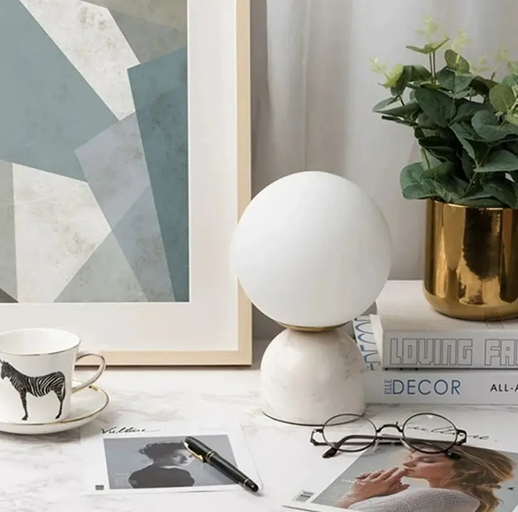 Sylas Marble Table Lamp - Yiarolight