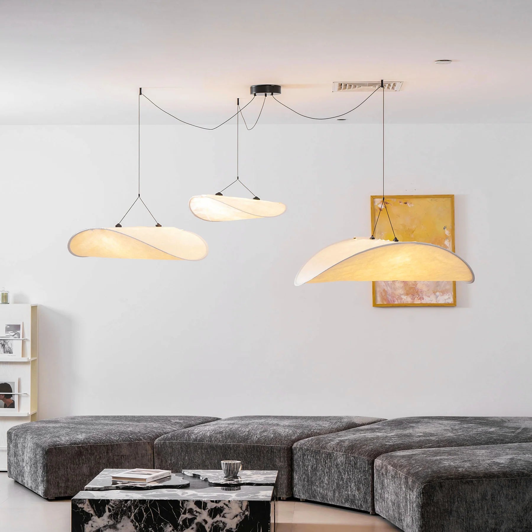 Tense Tyvek Pendant Lamp - Yiarolight