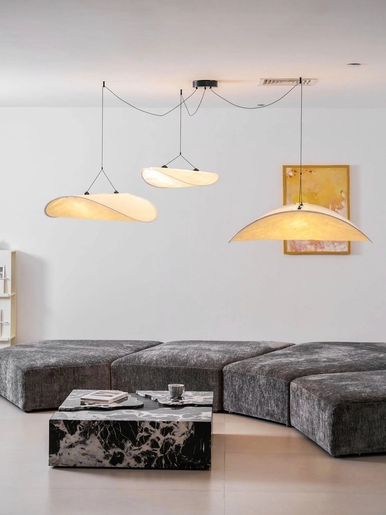 Tense Tyvek Pendant Lamp - Yiarolight