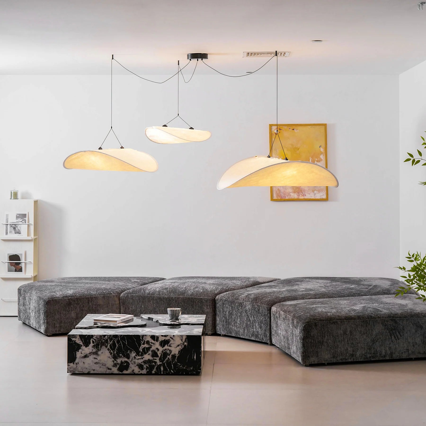 Tense Tyvek Pendant Lamp - Yiarolight