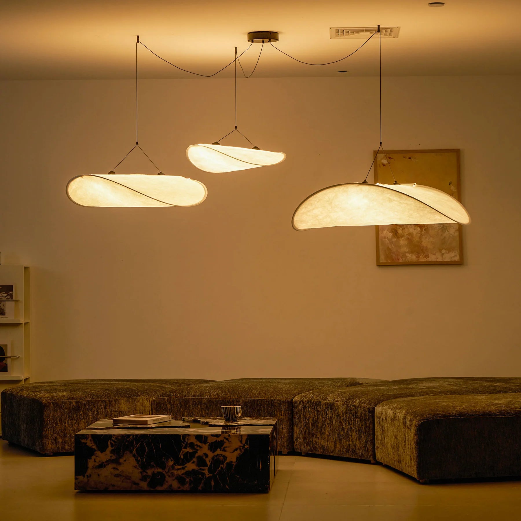 Tense Tyvek Pendant Lamp - Yiarolight