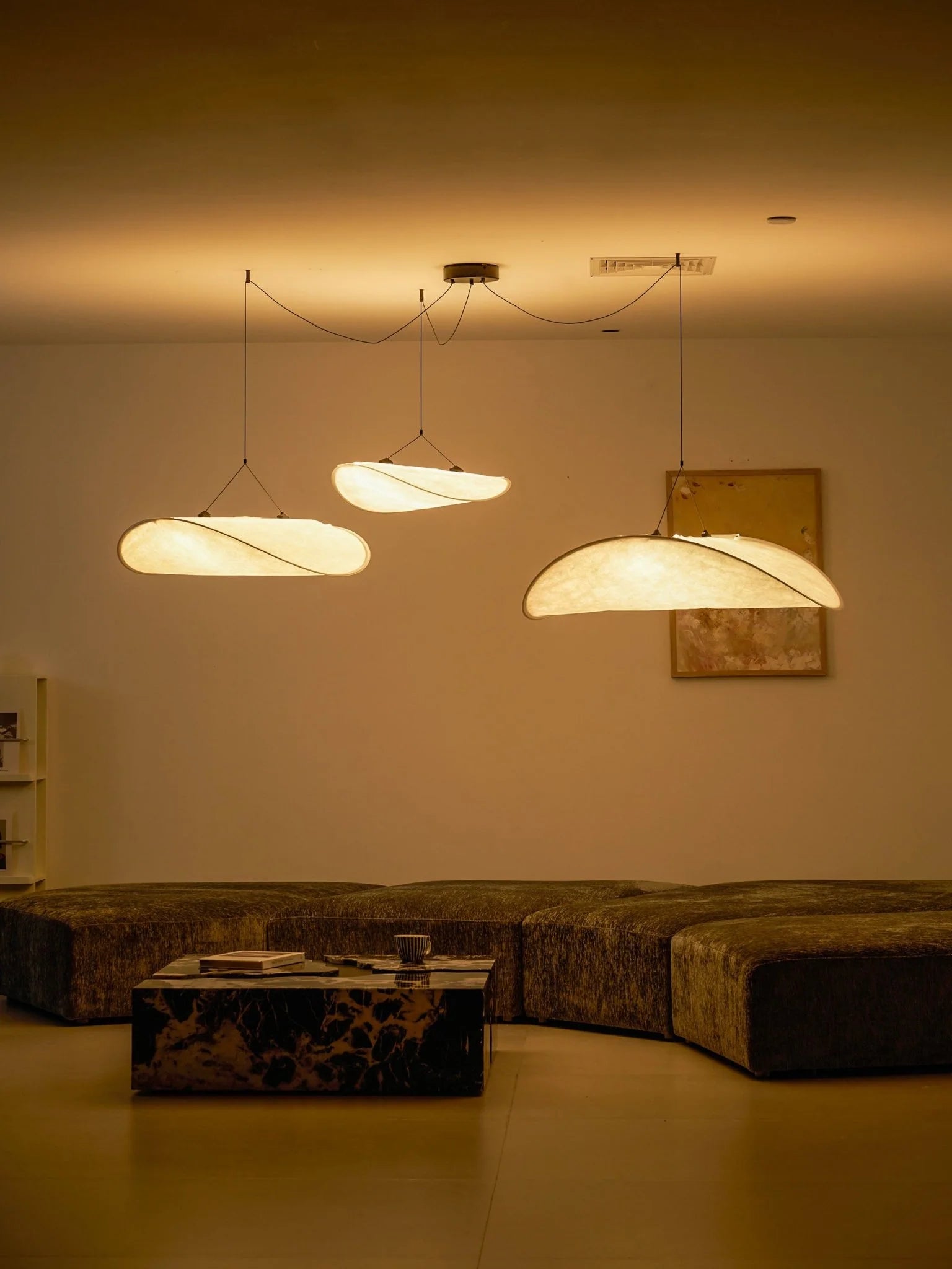 Tense Tyvek Pendant Lamp - Yiarolight