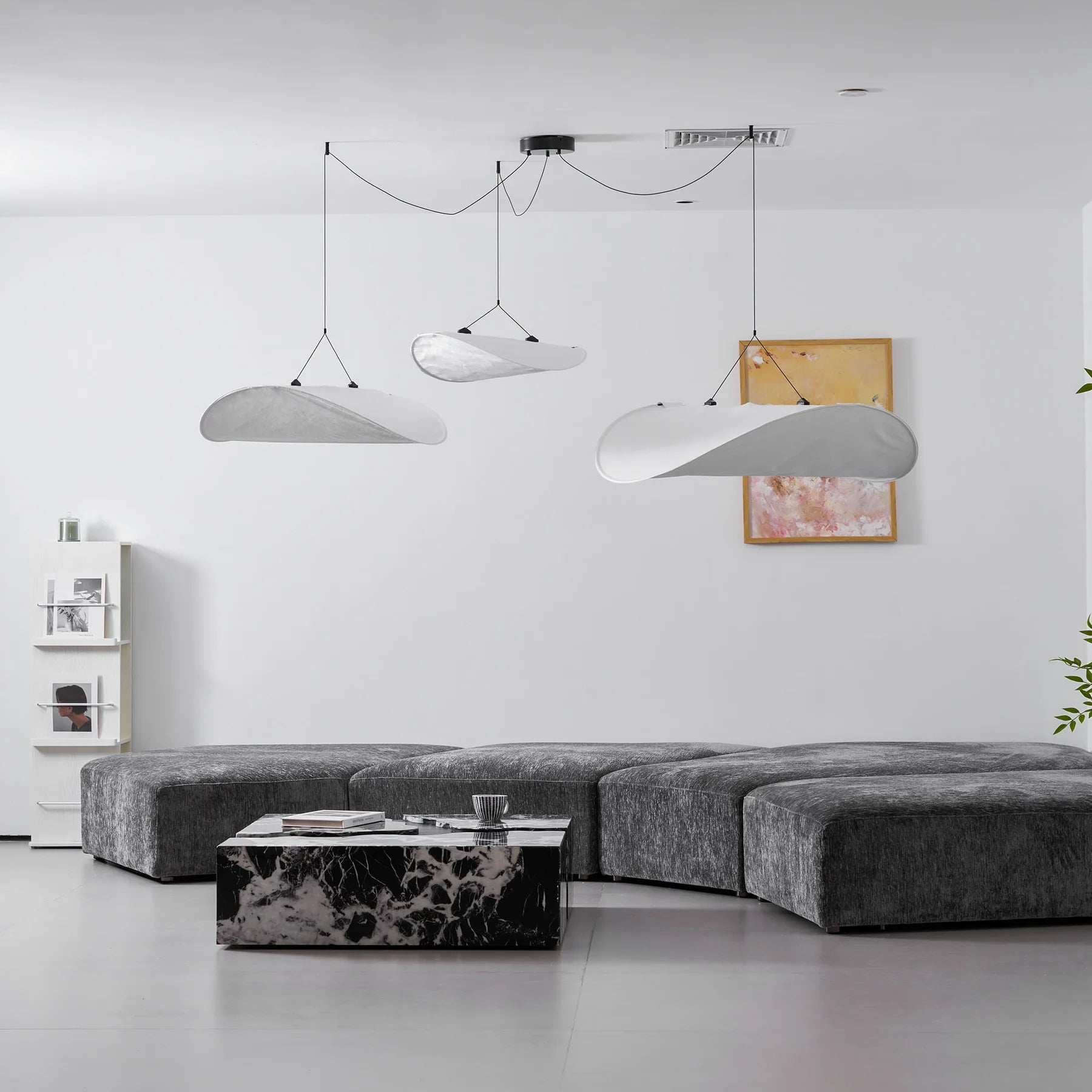 Tense Tyvek Pendant Lamp - Yiarolight
