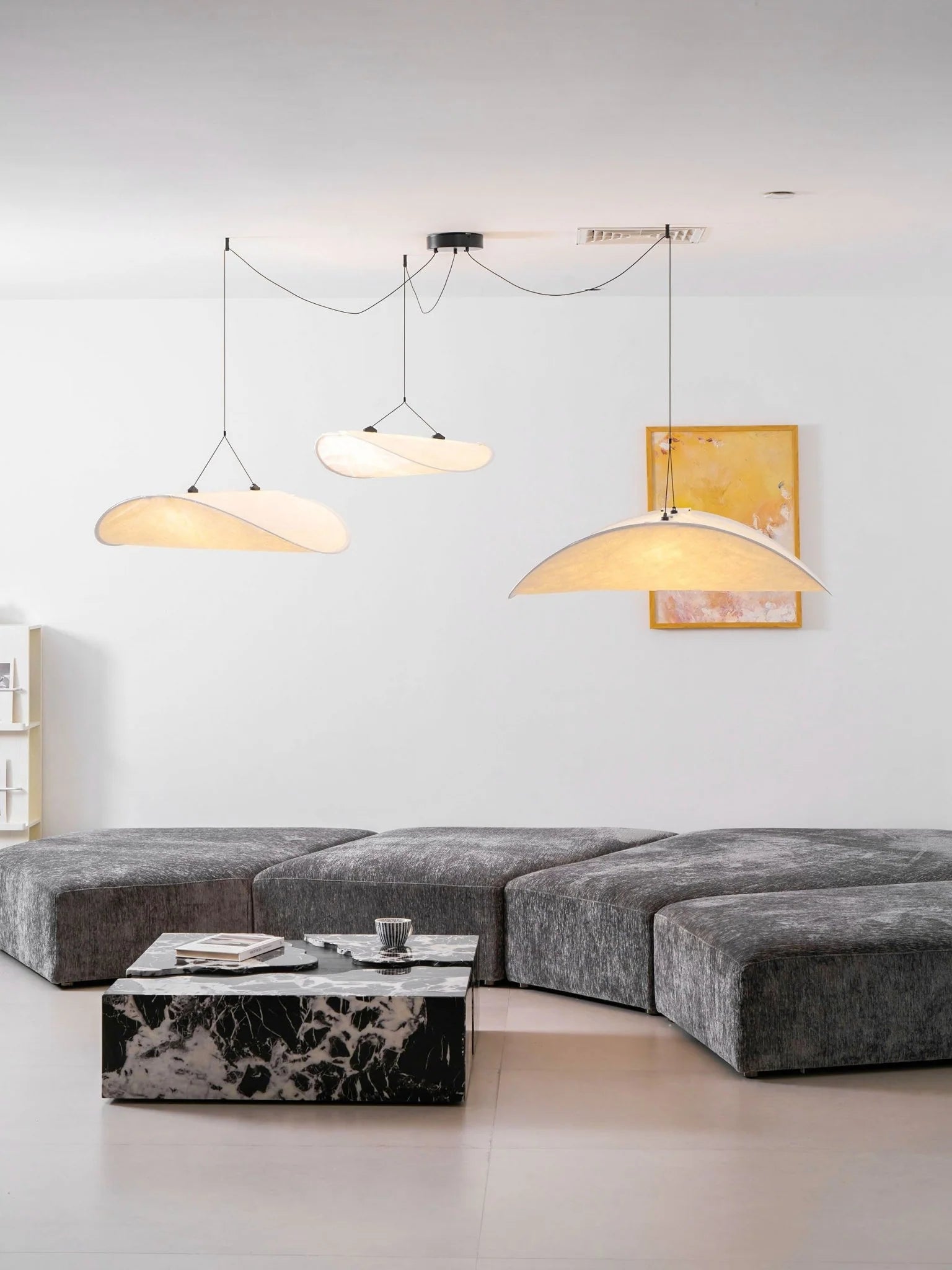 Tense Tyvek Pendant Lamp - Yiarolight