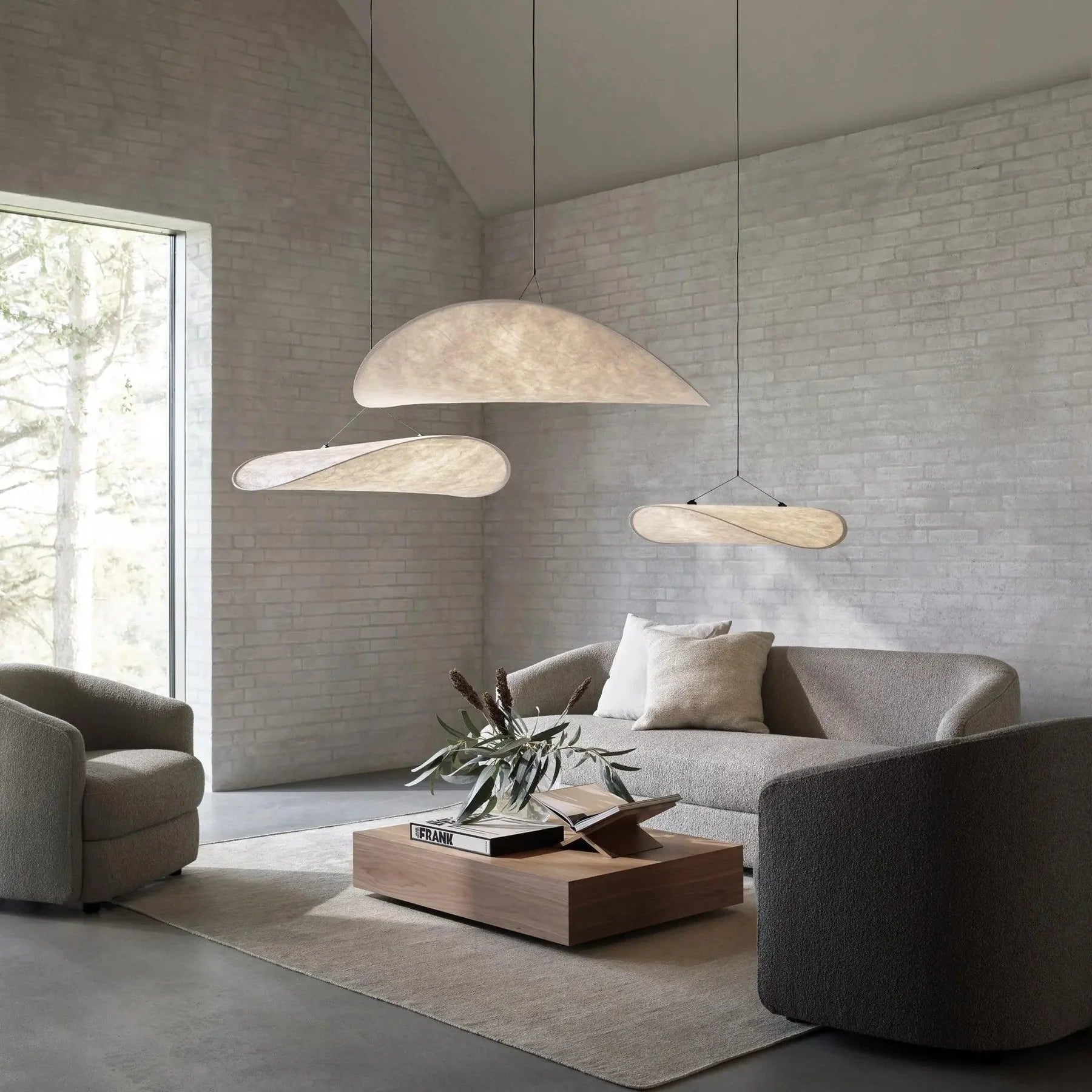 Tense Tyvek Pendant Lamp - Yiarolight