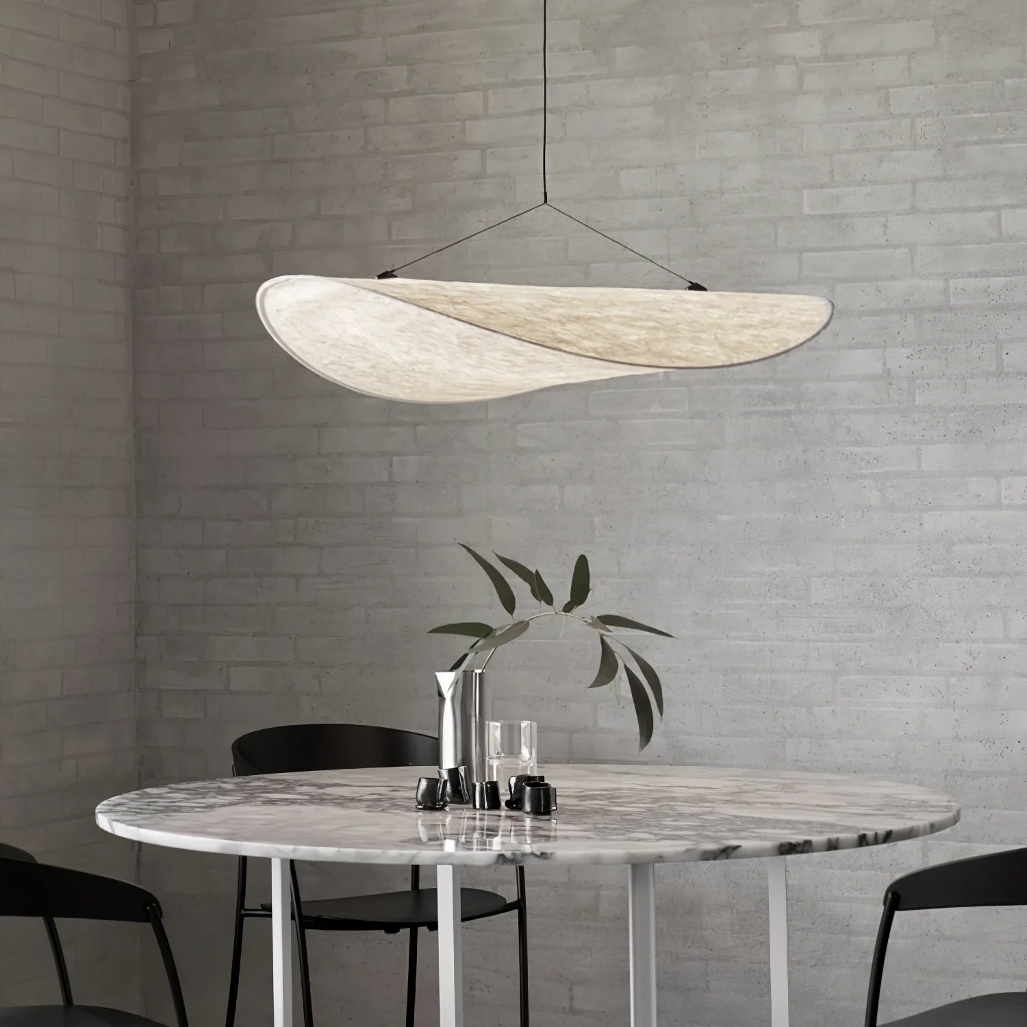 Tense Tyvek Pendant Lamp - Yiarolight