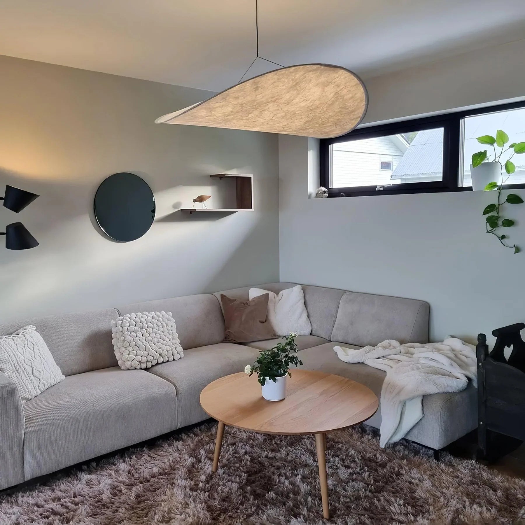 Tense Tyvek Pendant Lamp - Yiarolight