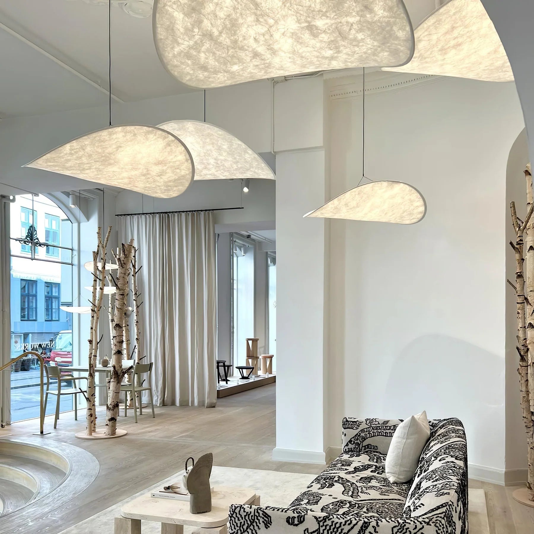 Tense Tyvek Pendant Lamp - Yiarolight