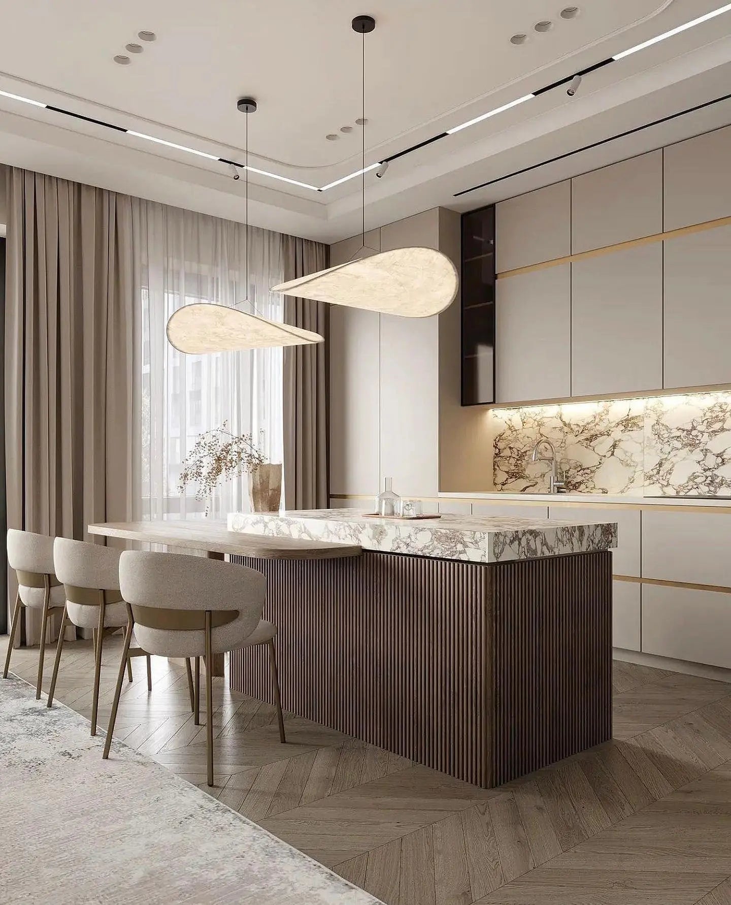 Tense Tyvek Pendant Lamp - Yiarolight