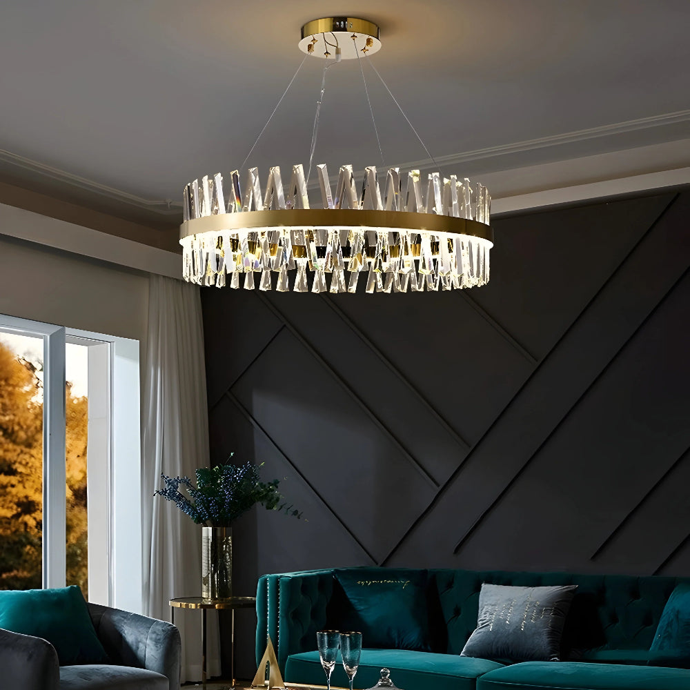 Golden Crossover Chandelier - Auraolight