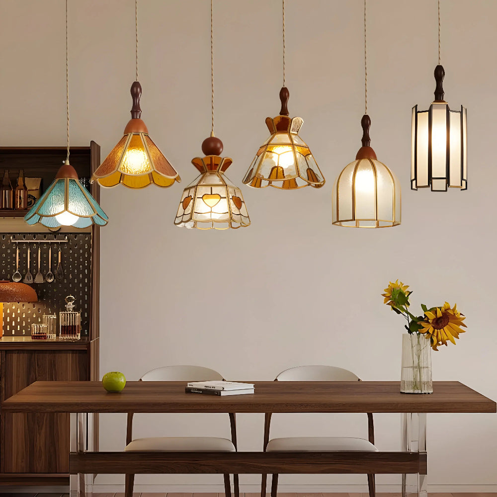 Tiffany Stained Glass Pendant Lamp - Yiarolight