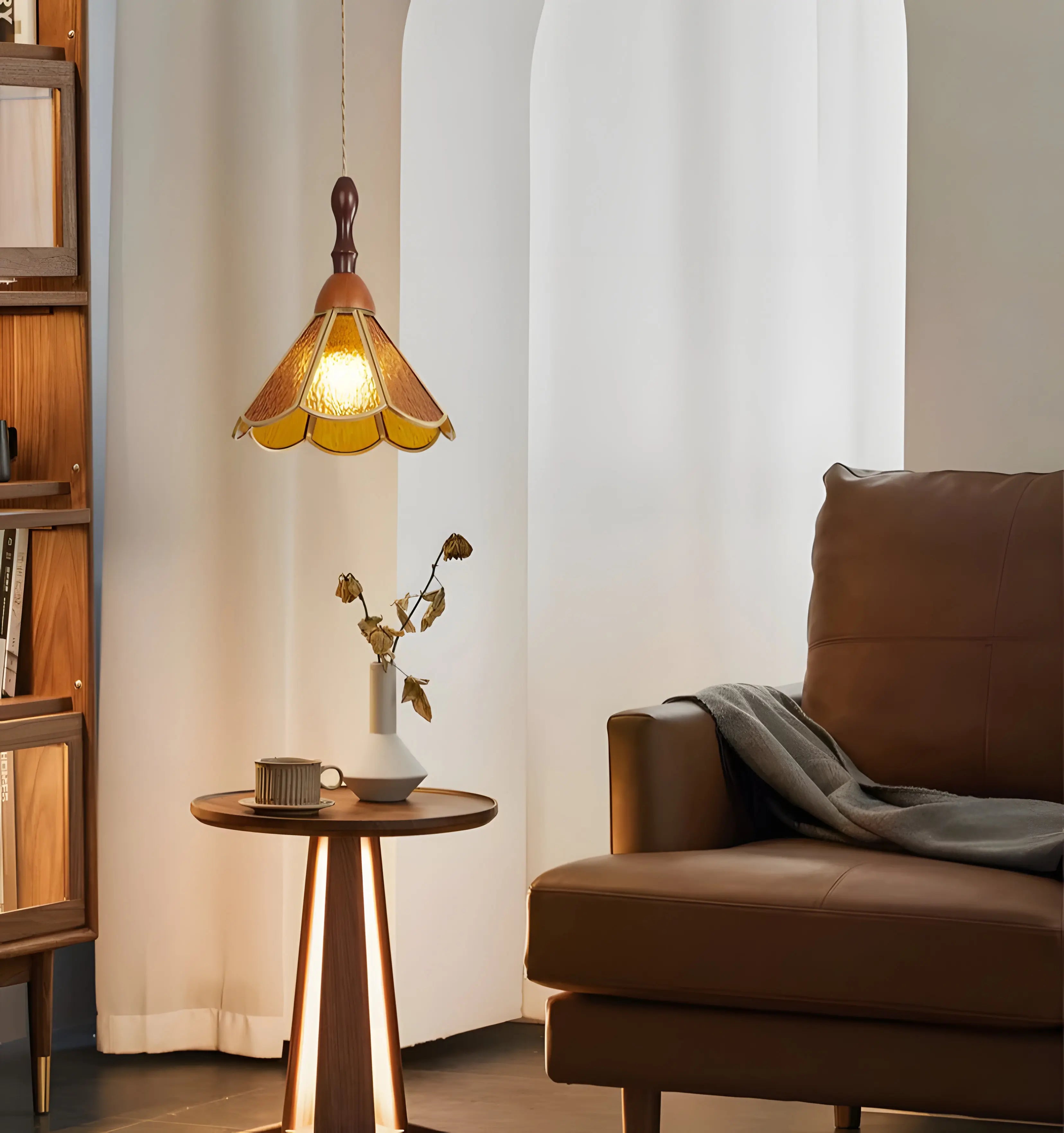 Tiffany Stained Glass Pendant Lamp - Yiarolight