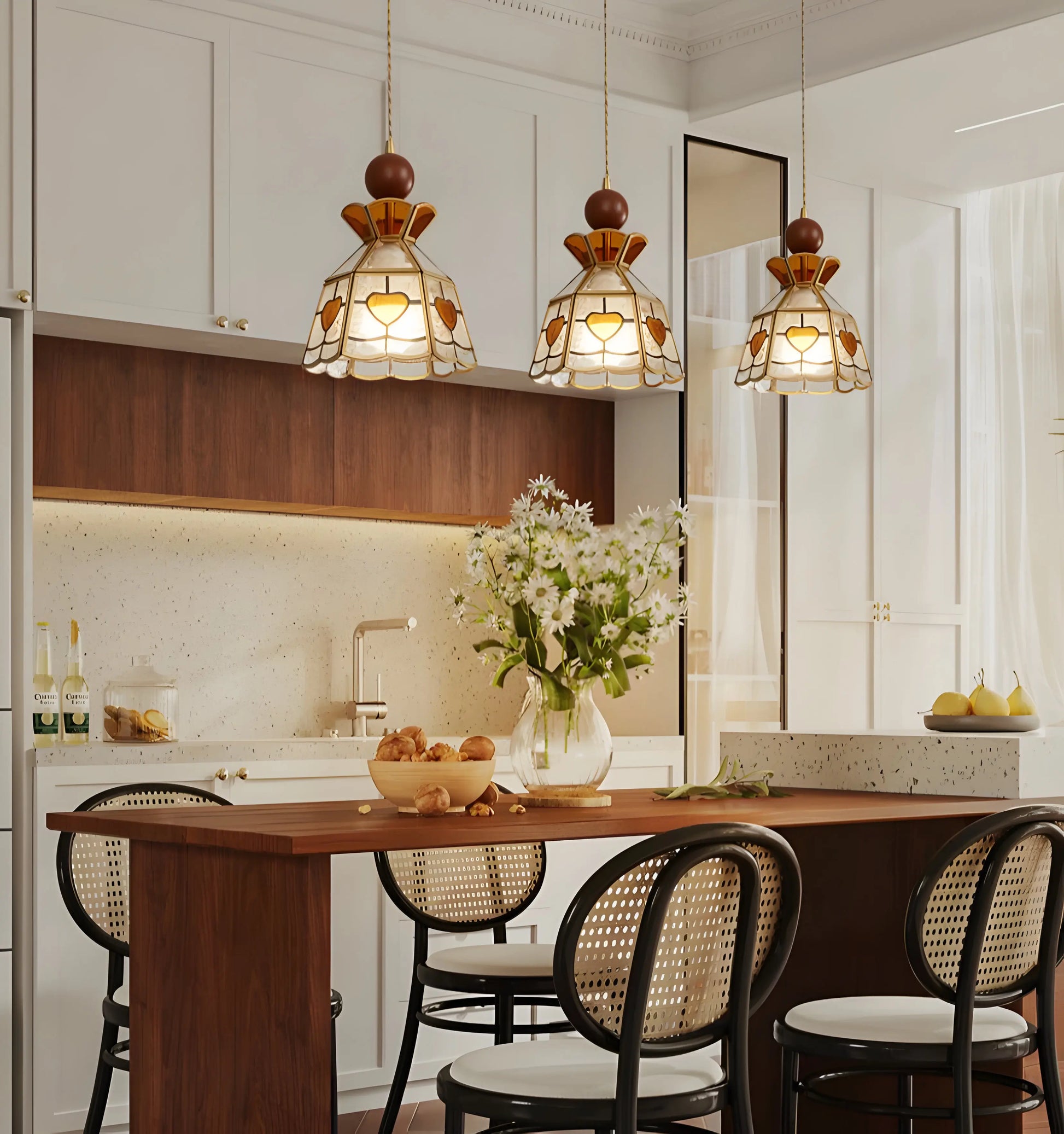 Tiffany Stained Glass Pendant Lamp - Yiarolight