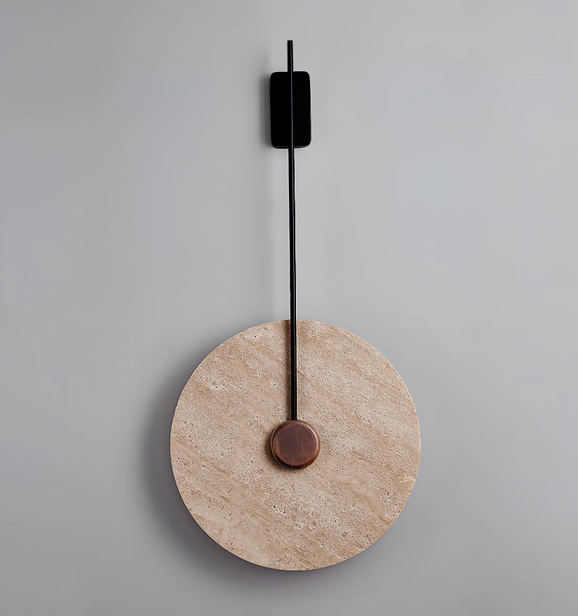 Travertine Disc Wall Lamp - Yiarolight