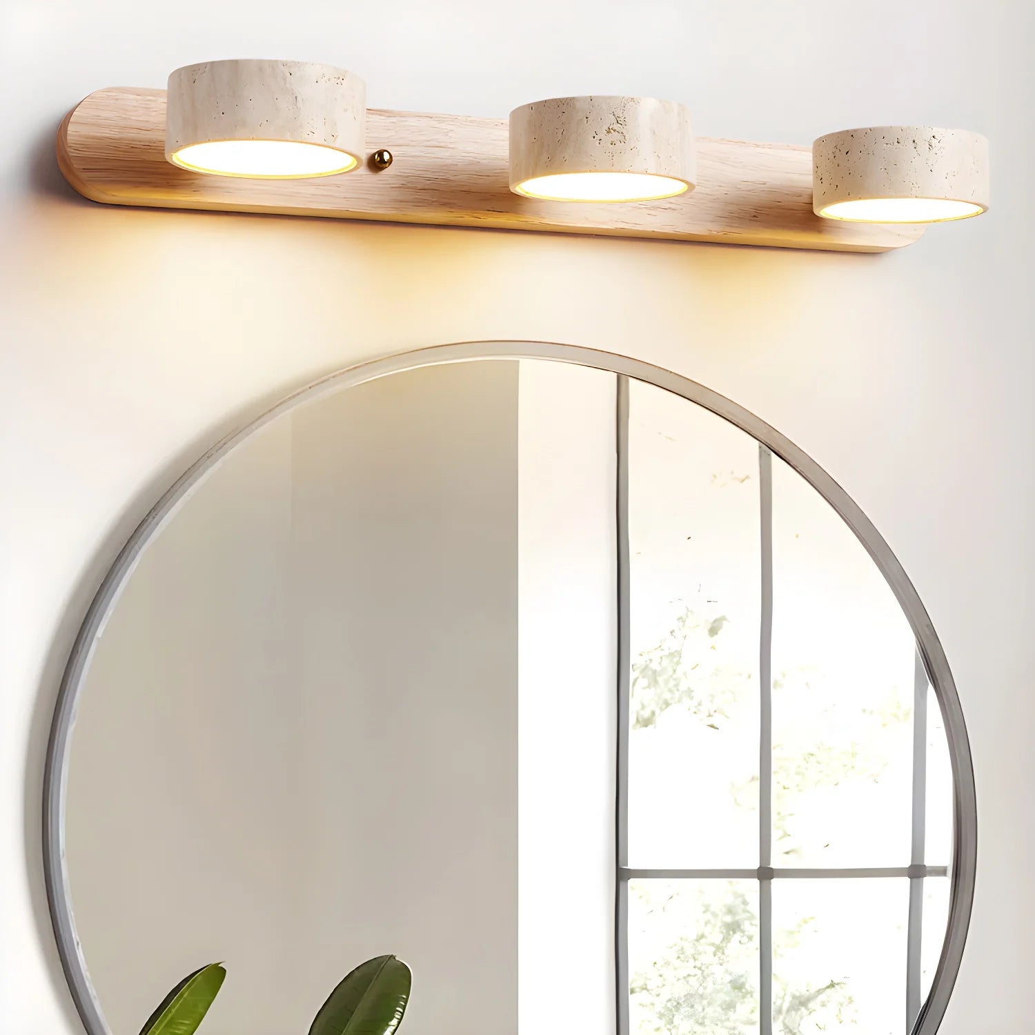 Travertine Duo Wall Light - Yiarolight