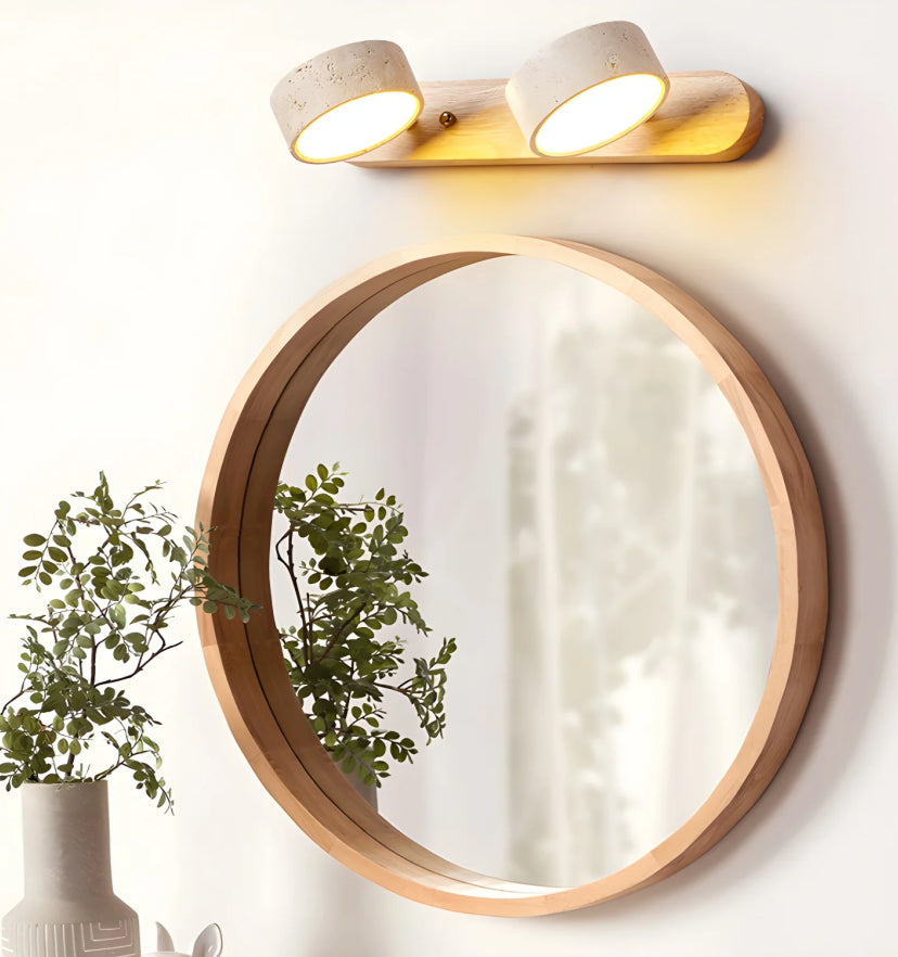Travertine Duo Wall Light - Yiarolight