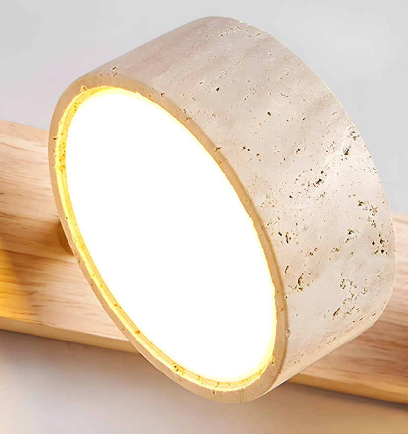 Travertine Duo Wall Light - Yiarolight