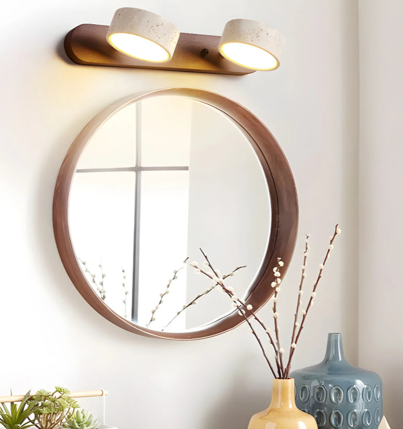 Travertine Duo Wall Light - Yiarolight