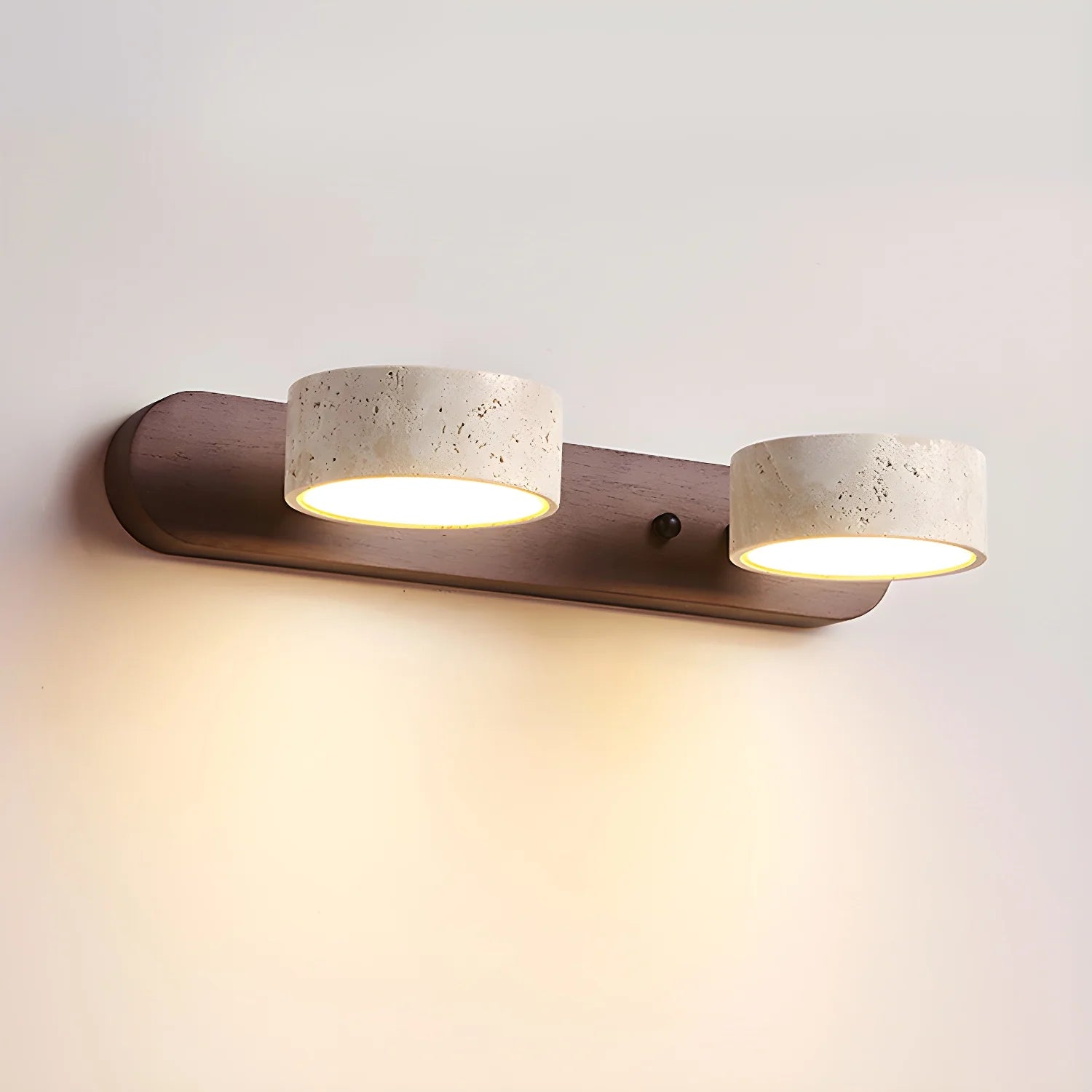 Travertine Duo Wall Light - Yiarolight