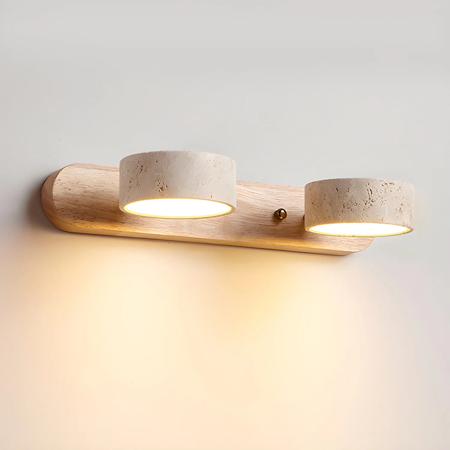 Travertine Duo Wall Light - Yiarolight