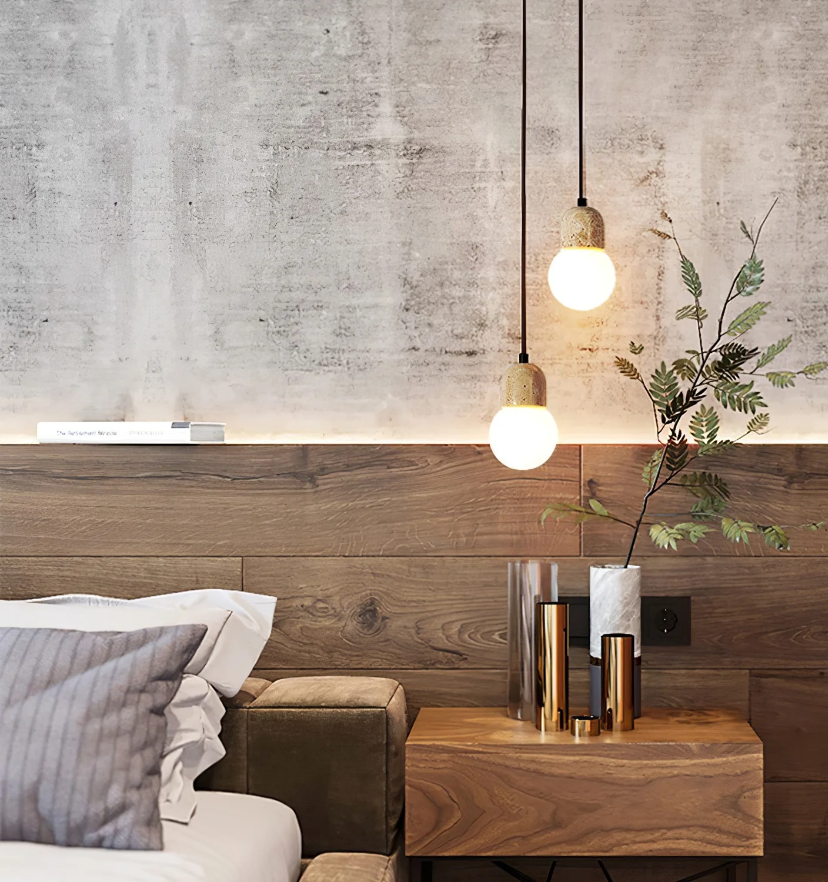 Travertine Pendant Lamp - Yiarolight