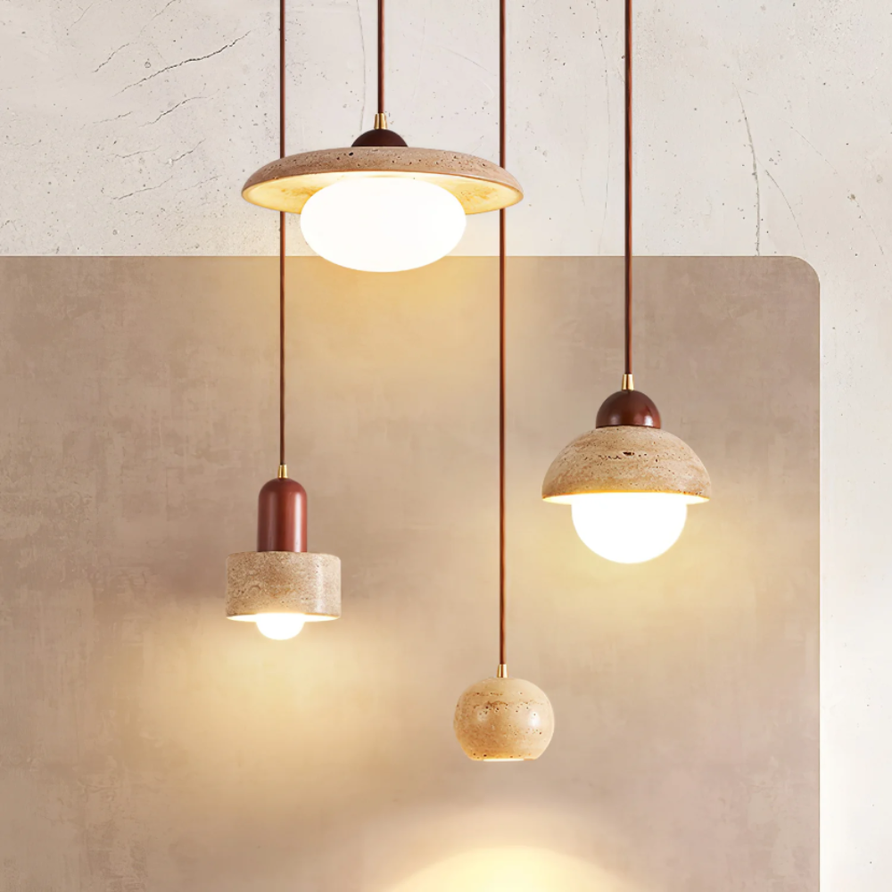Travertine Pendant Lamp - Yiarolight