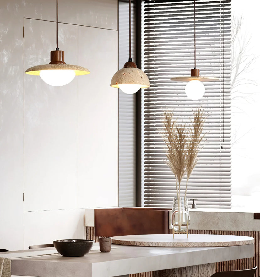 Travertine Pendant Lamp - Yiarolight