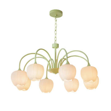 Tulip Matcha Chandelier - Yiarolight