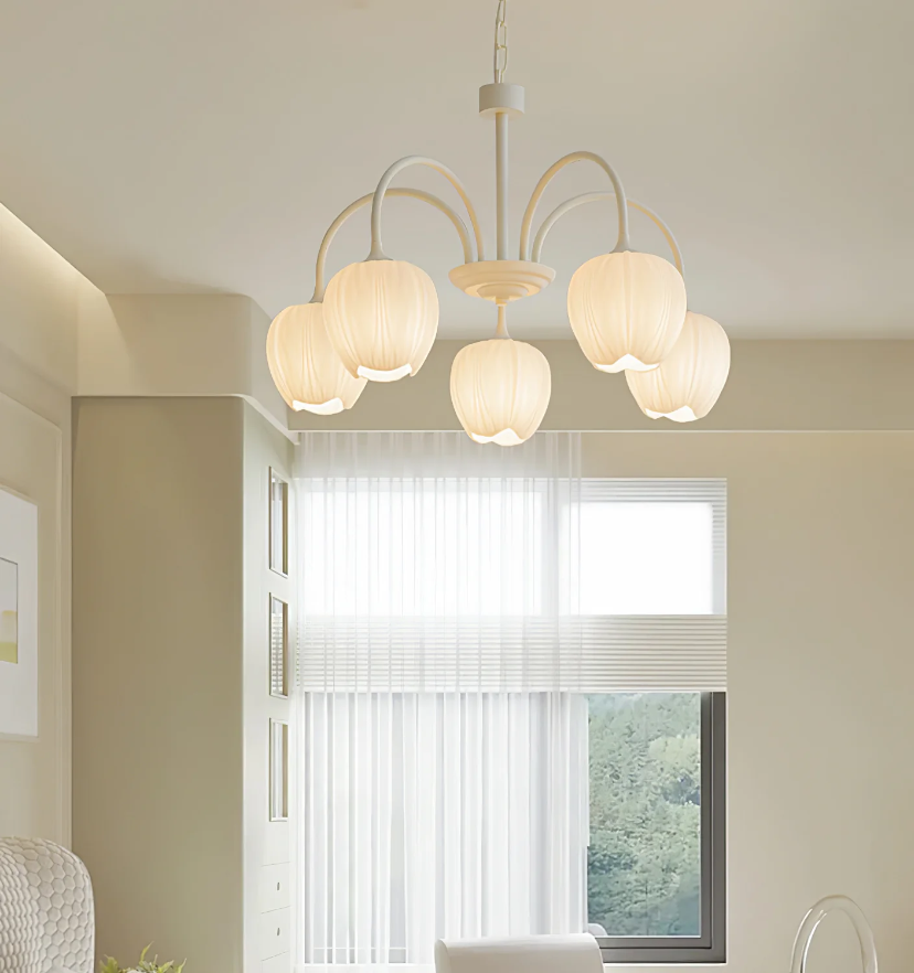 Tulip Matcha Chandelier - Yiarolight