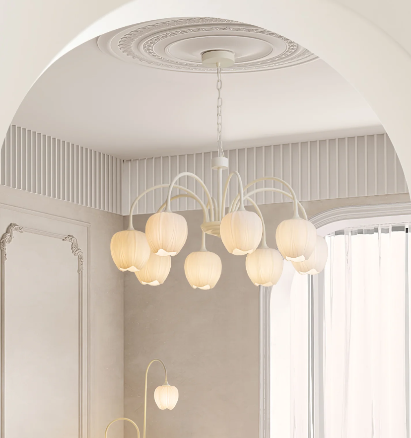 Tulip Matcha Chandelier - Yiarolight