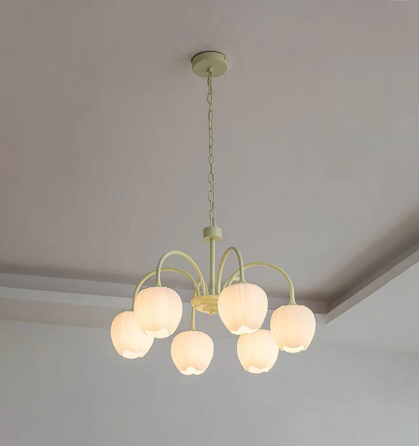 Tulip Matcha Chandelier - Yiarolight