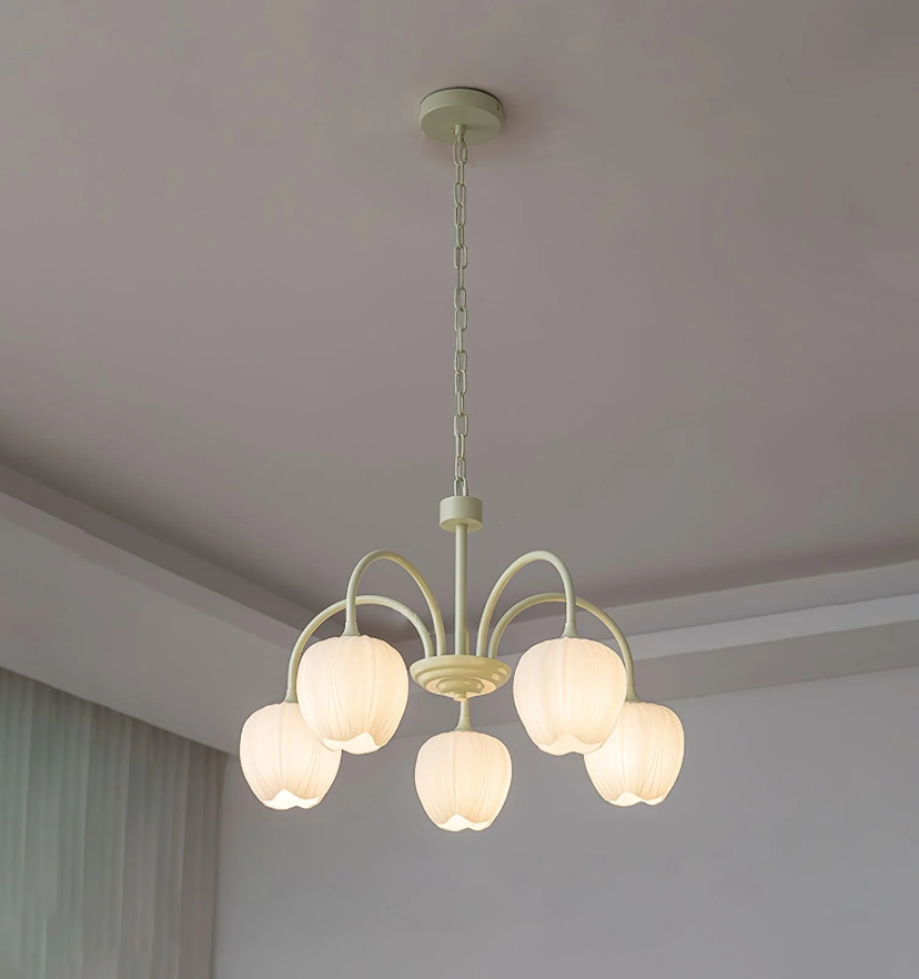Tulip Matcha Chandelier - Yiarolight