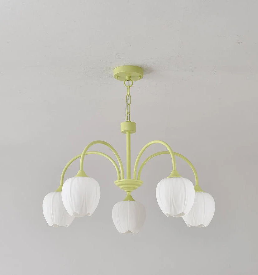 Tulip Matcha Chandelier - Yiarolight