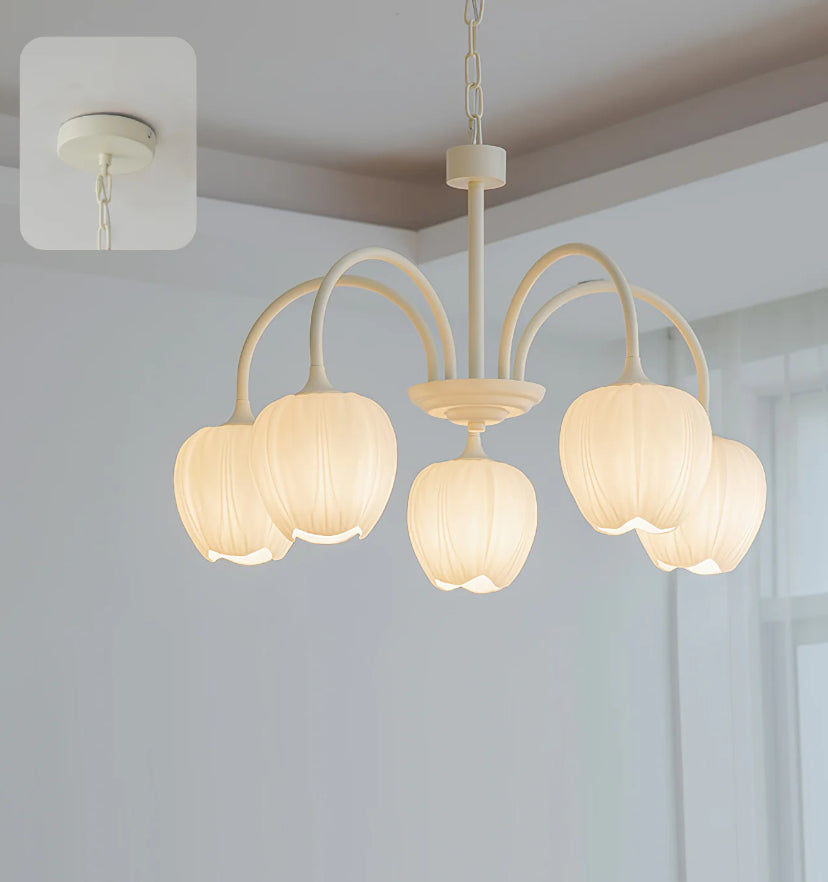 Tulip Matcha Chandelier - Yiarolight