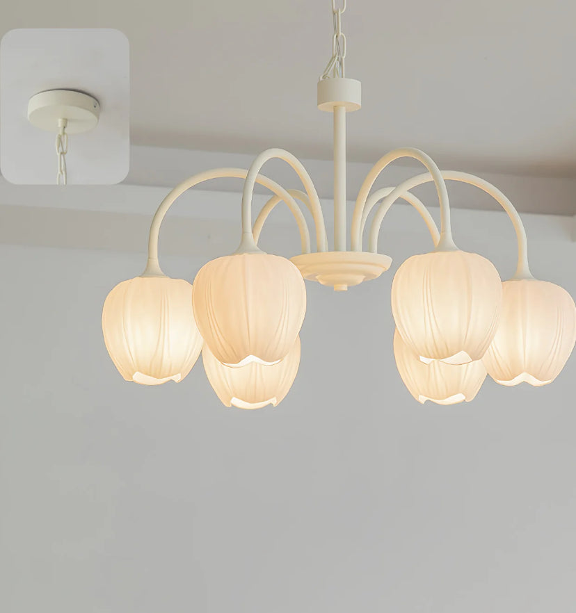 Tulip Matcha Chandelier - Yiarolight
