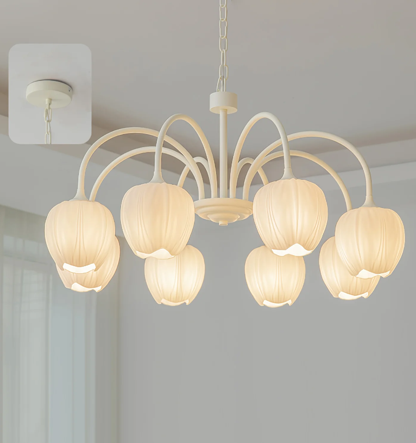 Tulip Matcha Chandelier - Yiarolight