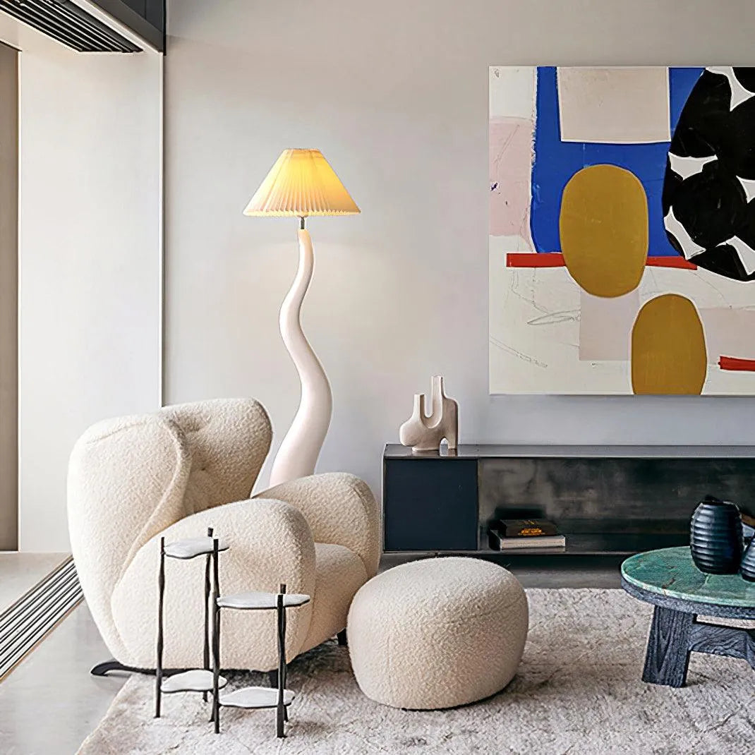 Twisted Pleated Floor Lamp - Yiarolight