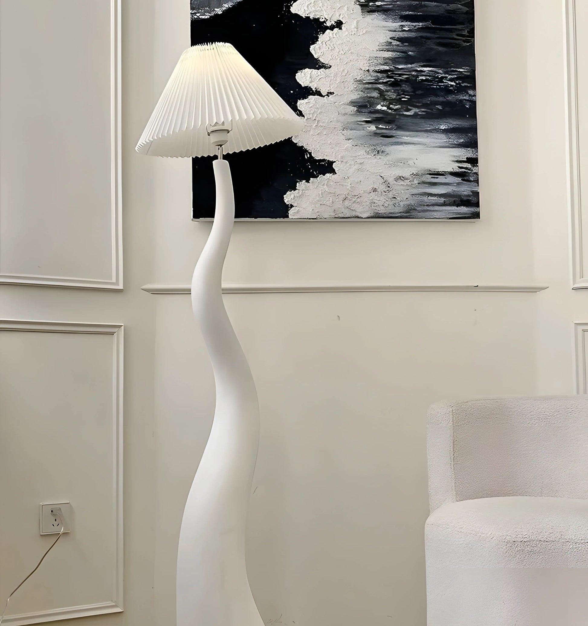 Twisted Pleated Floor Lamp - Yiarolight