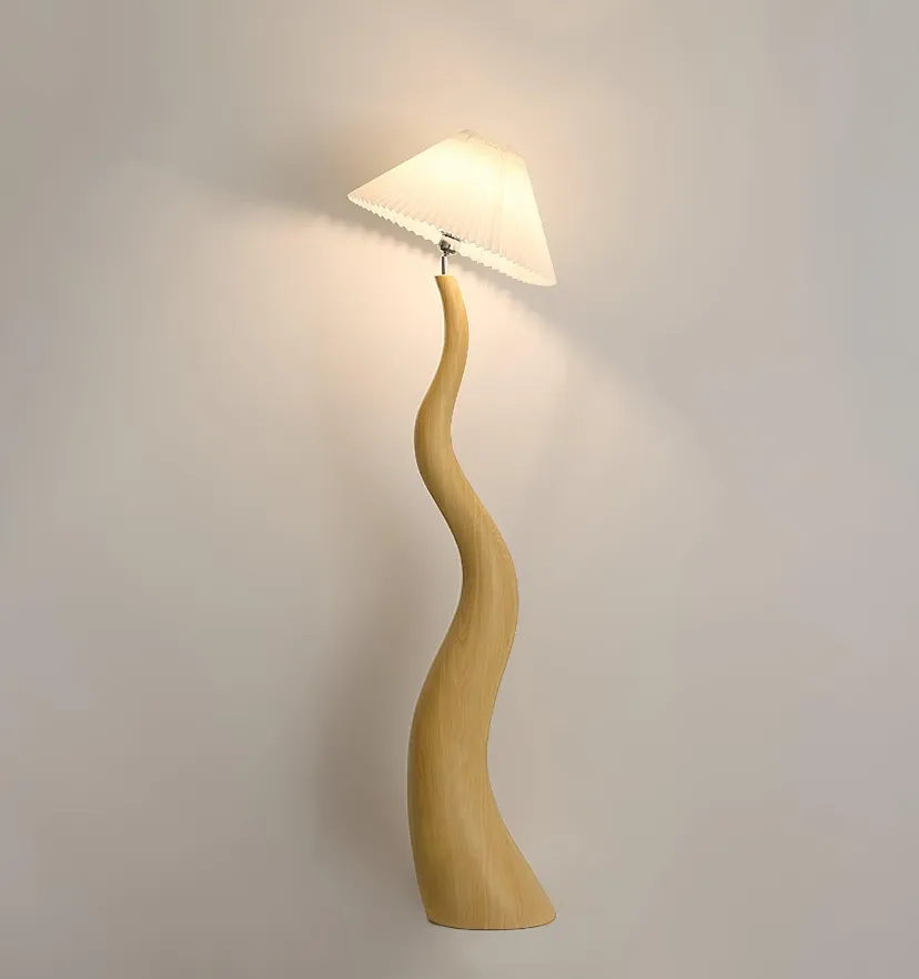 Twisted Pleated Floor Lamp - Yiarolight