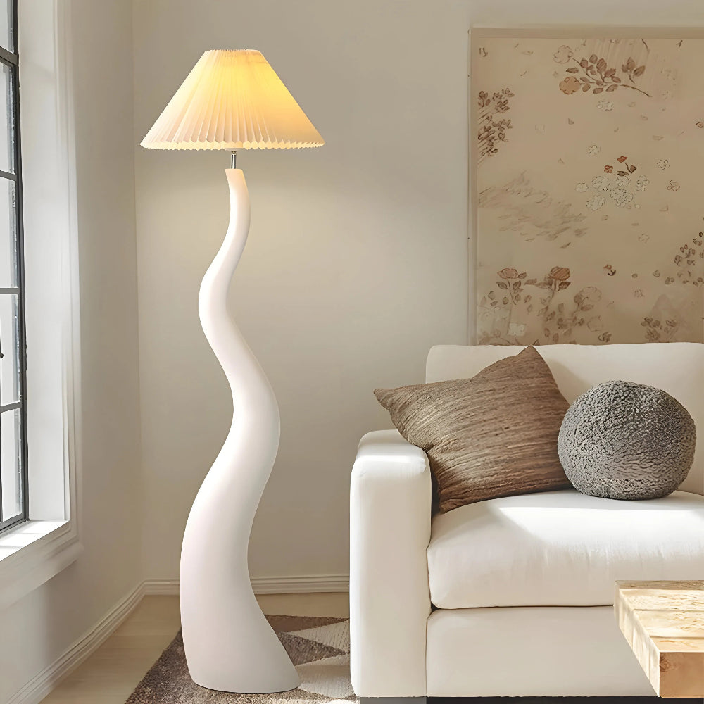 Twisted Pleated Floor Lamp - Yiarolight