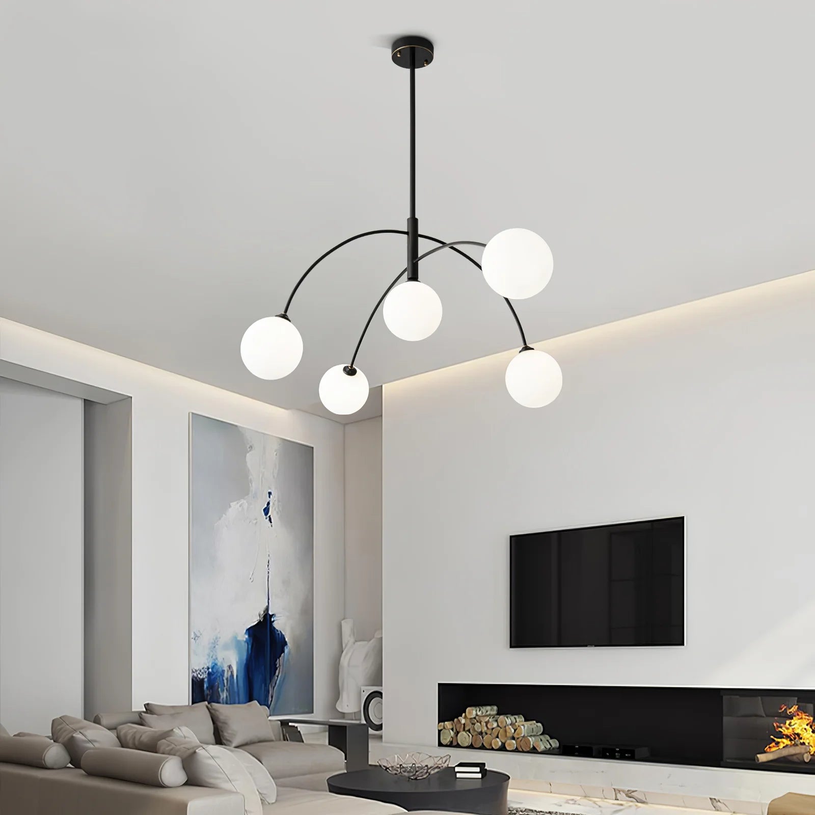 Valentina Arc Chandelier - Yiarolight
