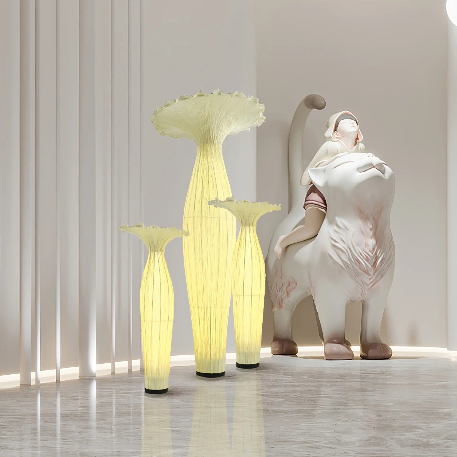Vase Fabric Floor Lamp - Yiarolight
