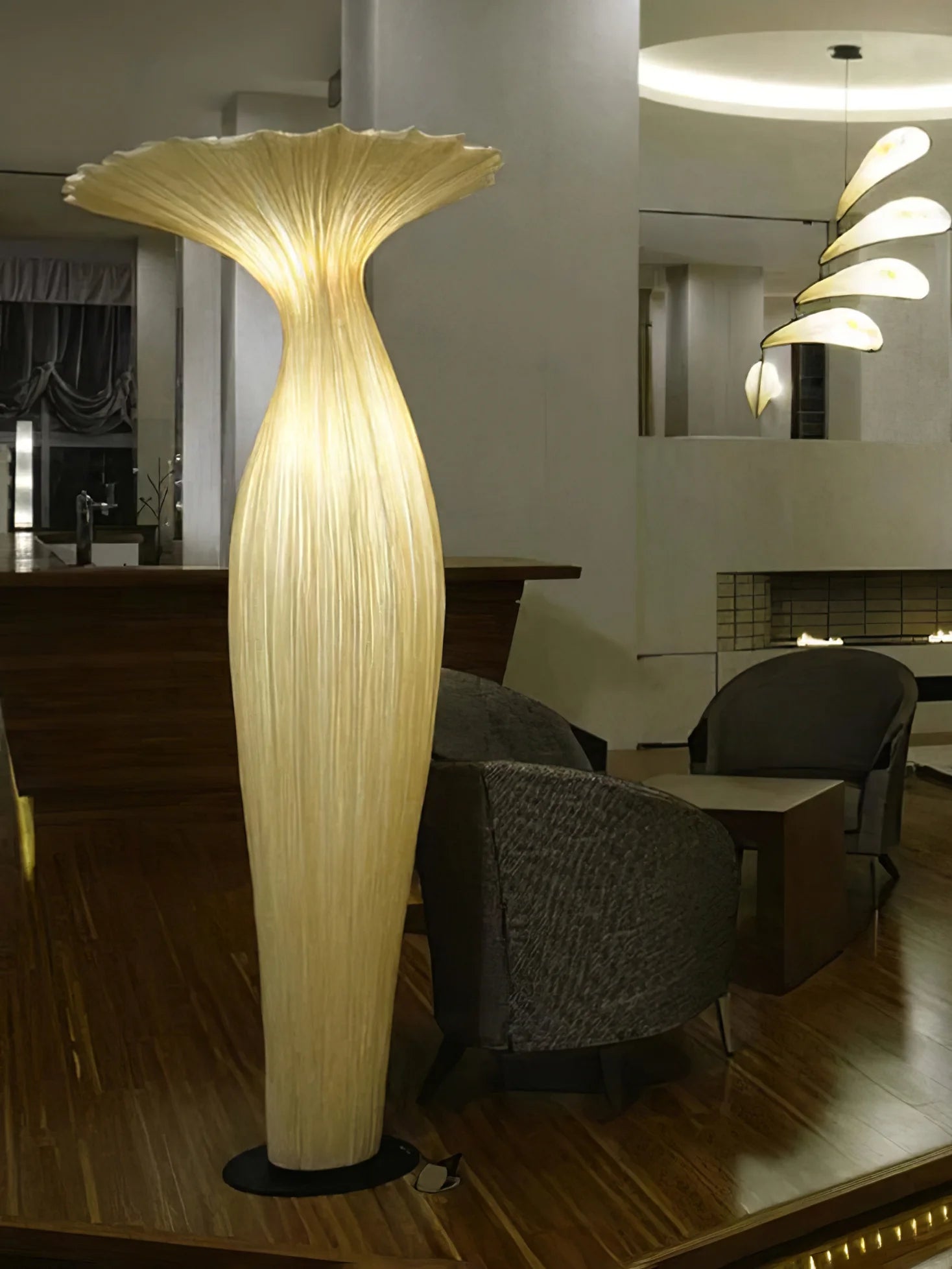 Vase Fabric Floor Lamp - Yiarolight