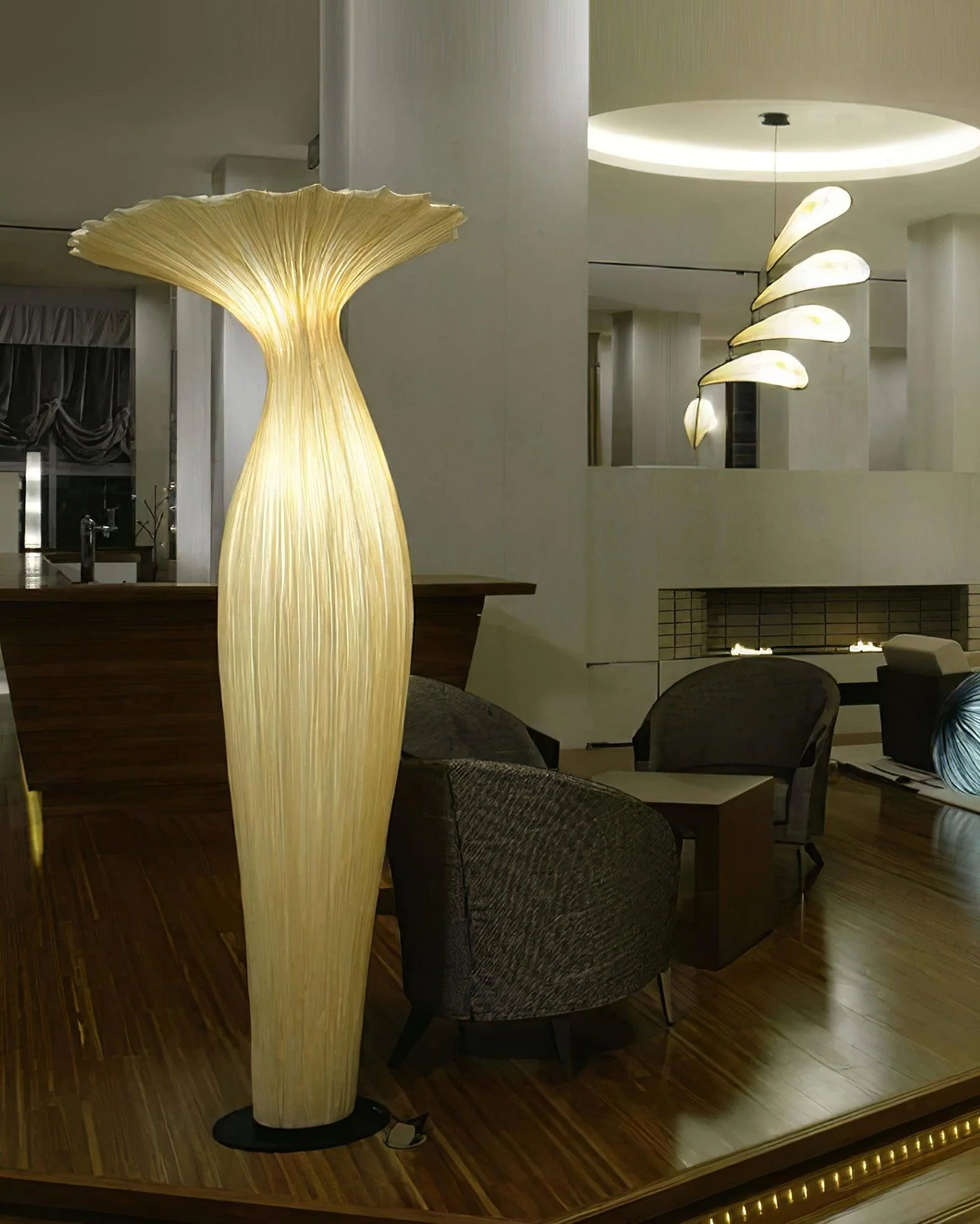 Vase Fabric Floor Lamp - Yiarolight
