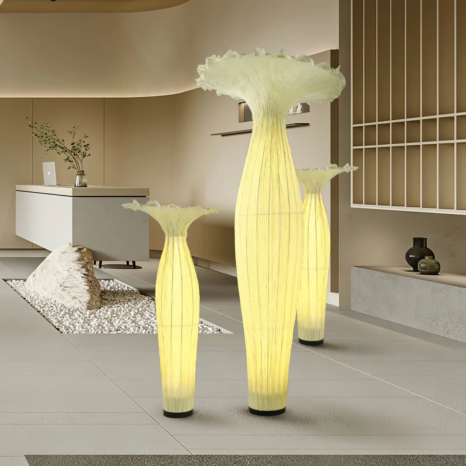 Vase Fabric Floor Lamp - Yiarolight