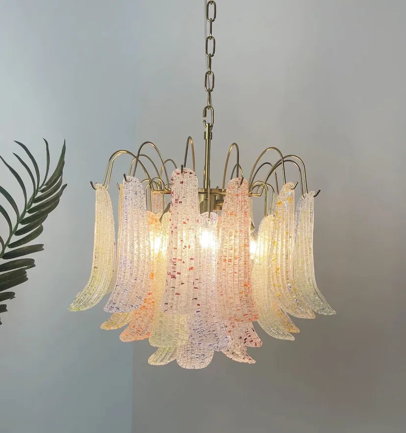 Venini Colorful Murano Glass Chandelier - Yiarolight